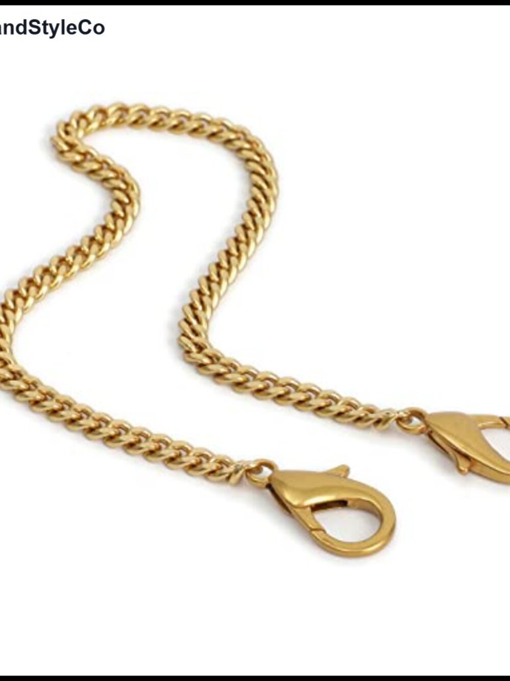 Purse Chain Strap Replacement Handbag Crossbody Shoulder Polished Copper 13 Inch